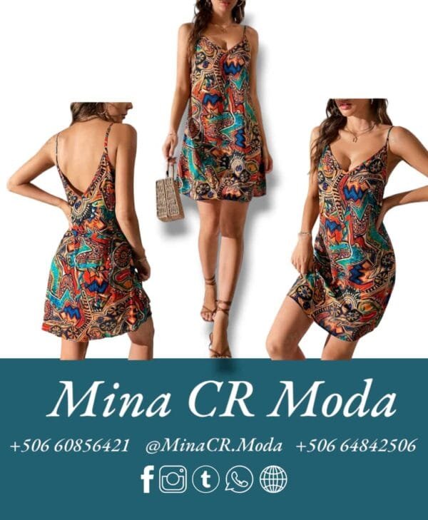 Estampado Africano - Vestido Corto - Camidress